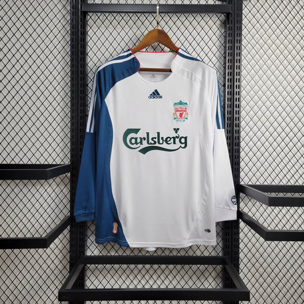 Camisa Retrô do Liverpool 2006/2007 - Manga Longa