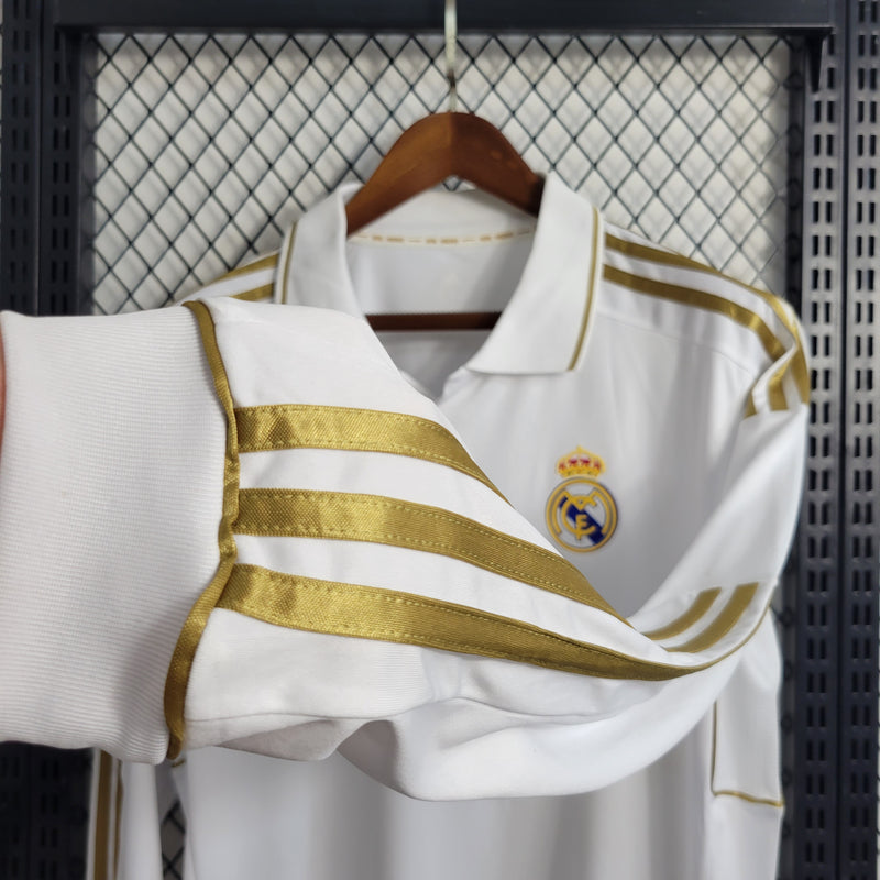 Camisa Retrô do Real Madrid 2011/2012 - Manga Longa