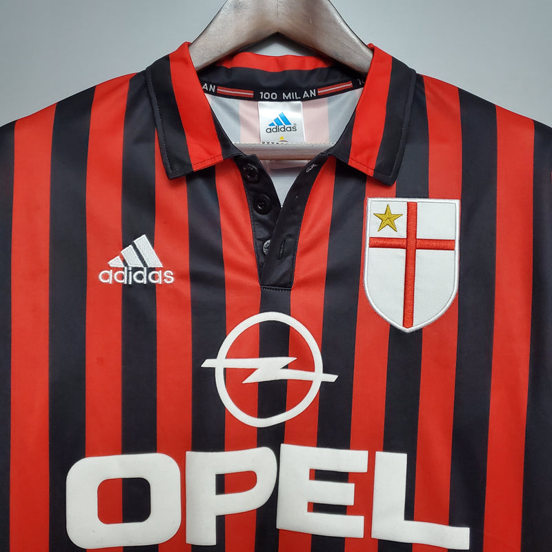 Camisa Retrô do Milan 1999/2000