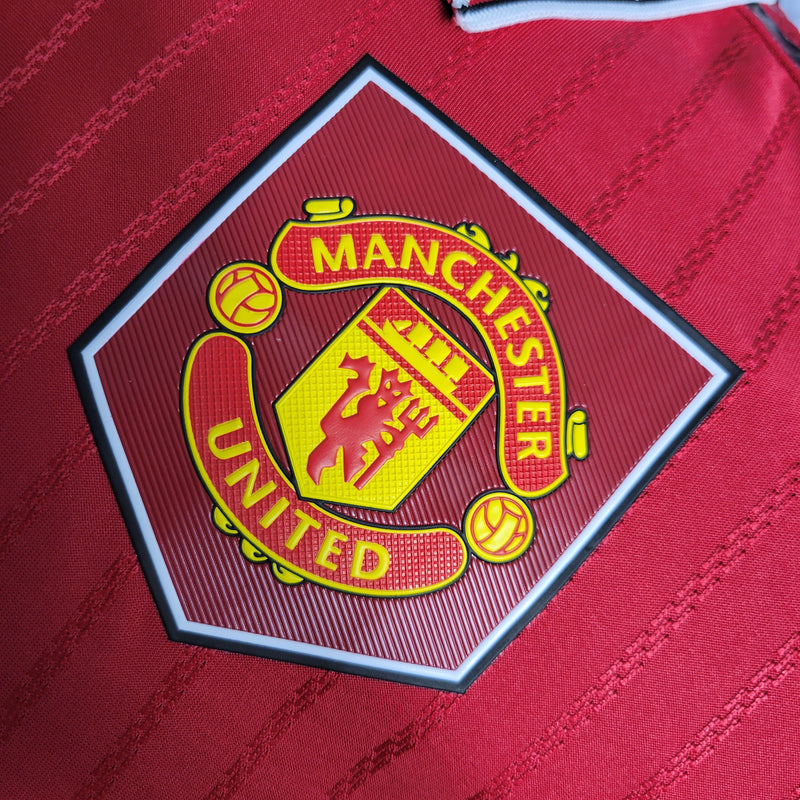 Camisa Oficial do Manchester United 22/23 - Manga Longa