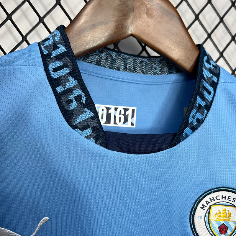 Conjunto Infantil Oficial do Manchester City 24/25 - Kids