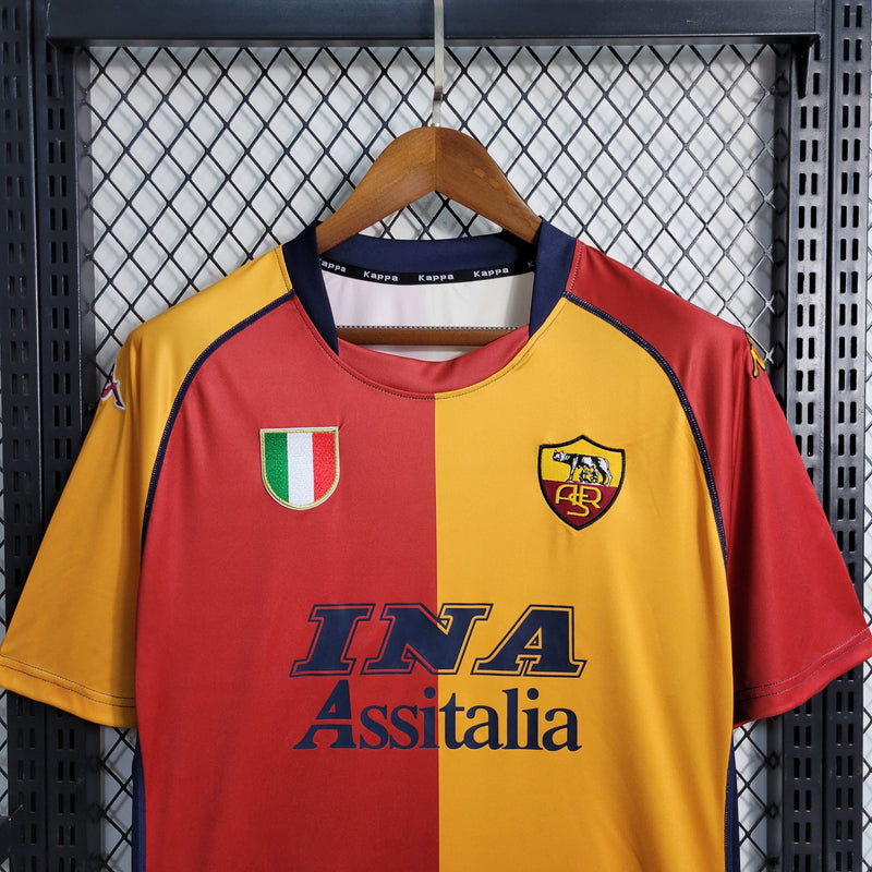 Camisa Retrô do Roma 2001/2002