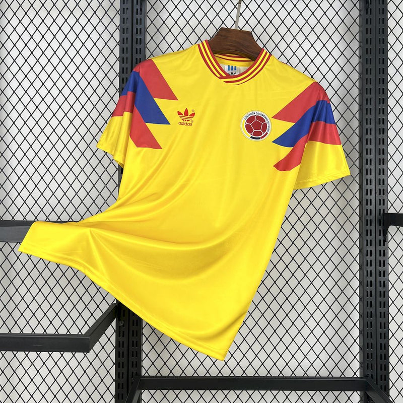 Camisa Retrô da Colômbia 1990 - Versão Retrô