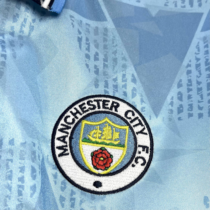 Camisa Retrô do Manchester City 1989/1991