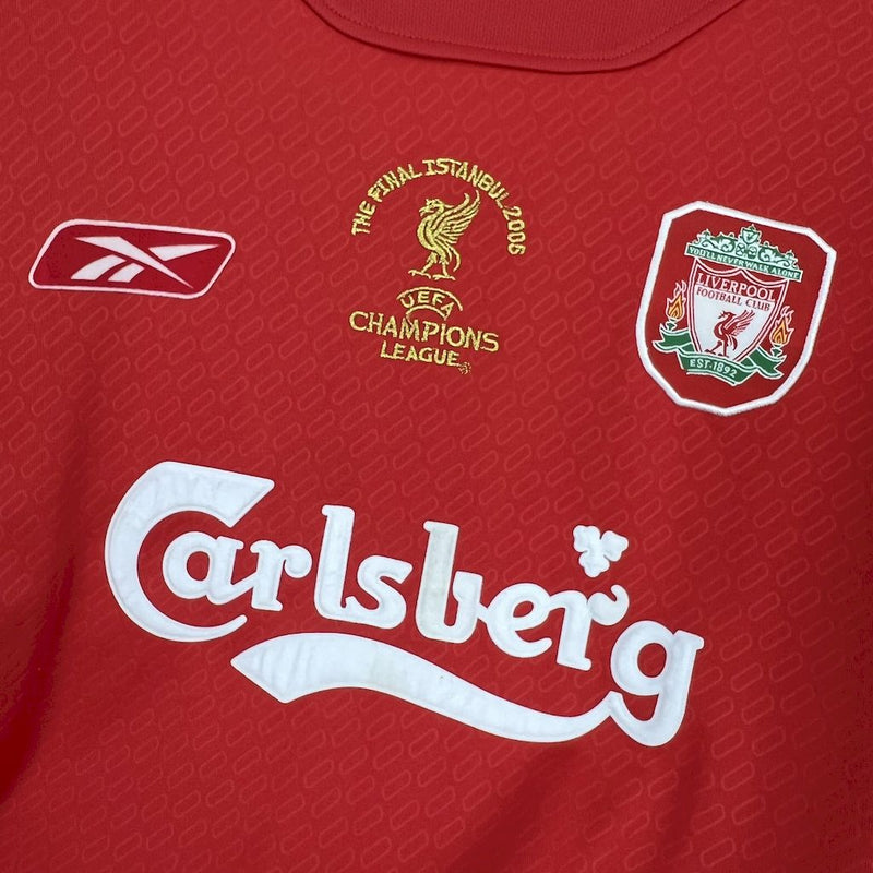 Camisa Retrô do Liverpool 2005 - Versão Retrô