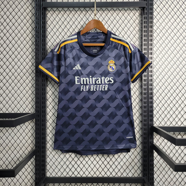 Camisa 2 Feminina Oficial do Real Madrid 23/24 - Baby Look