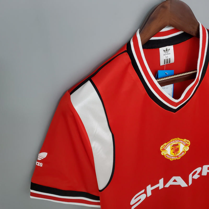 Camisa Retrô do Manchester United 1985/1986