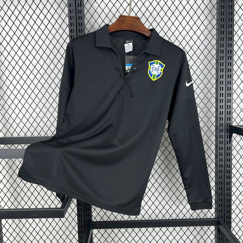 Camisa Retrõ do Brasil 2004 - Manga Longa