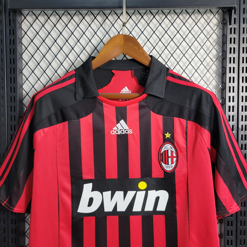 Camisa Retrô do Milan 2007/2008