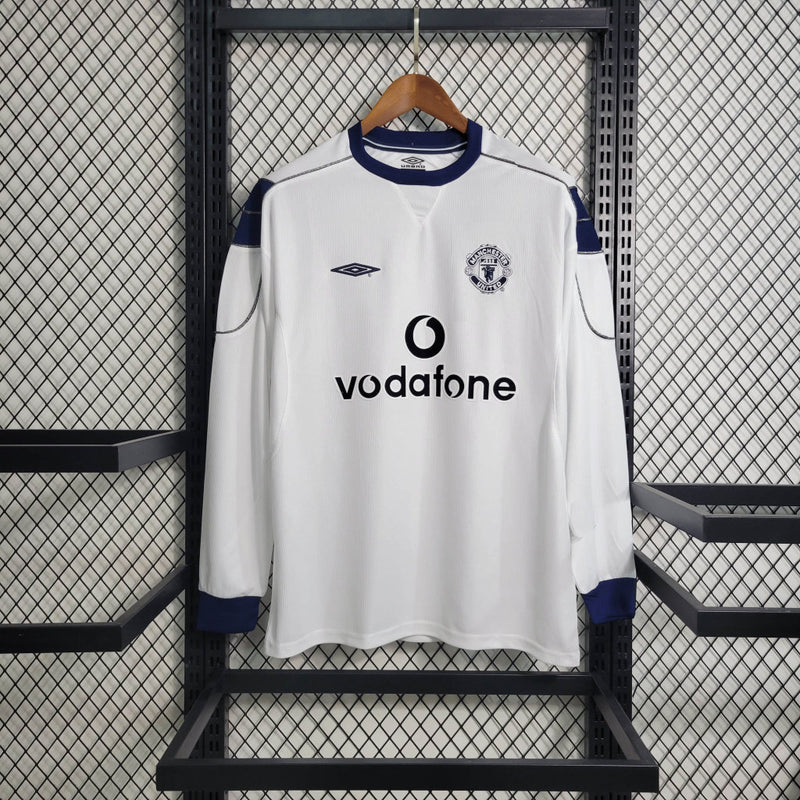 Camisa Retrô do Manchester United 1999/2000 - Manga Longa