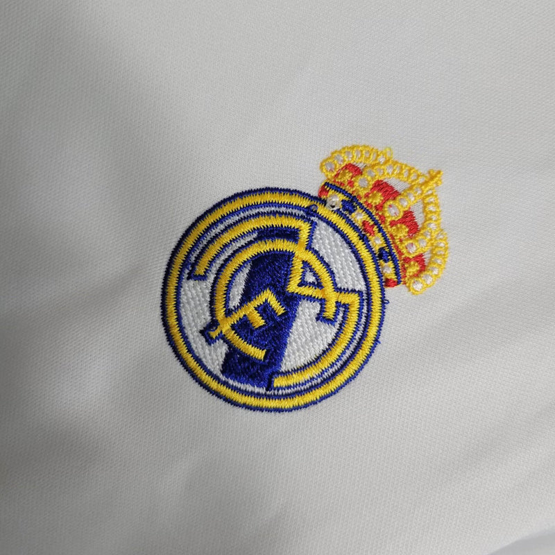 Conjunto Infantil Oficial do Real Madrid 23/24 Manga Longa - Kids