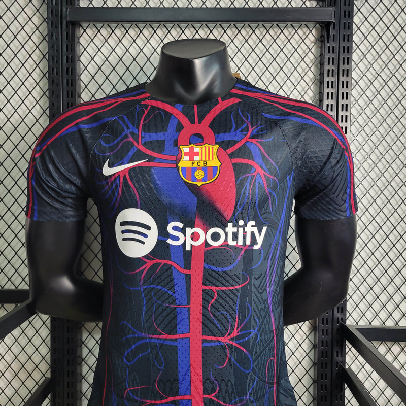 Camisa Oficial do Barcelona 23/24 Comemorativa - Versão Jogador