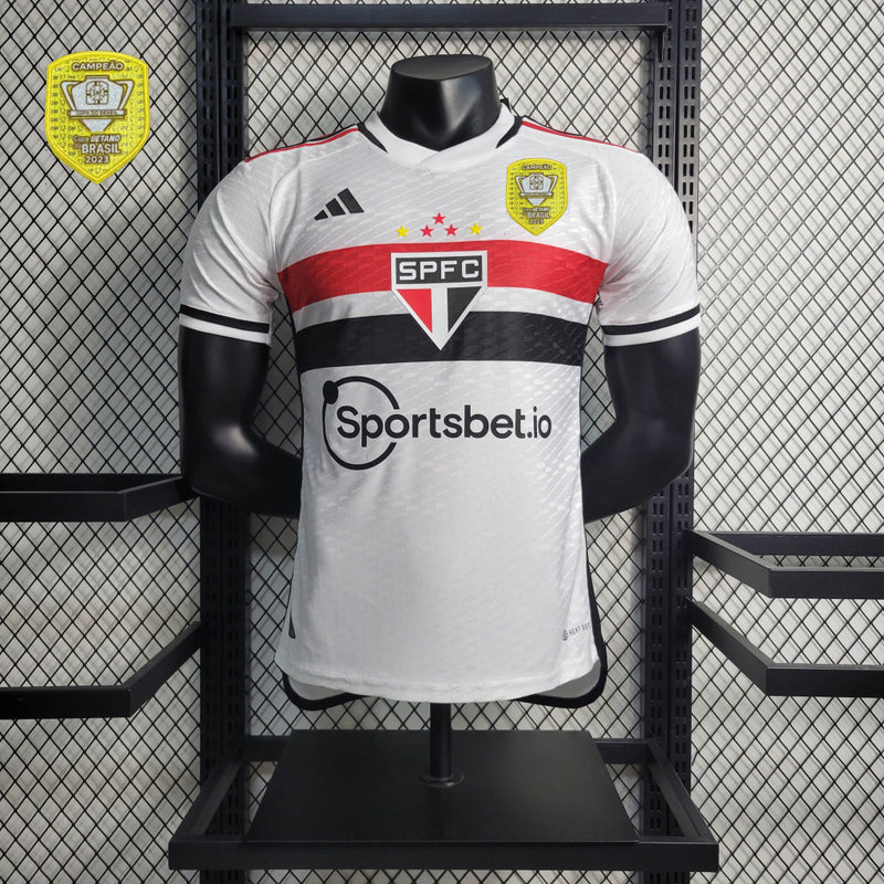 Camisa Oficial do São Paulo 23/24 Versão Jogador - Copa do Brasil