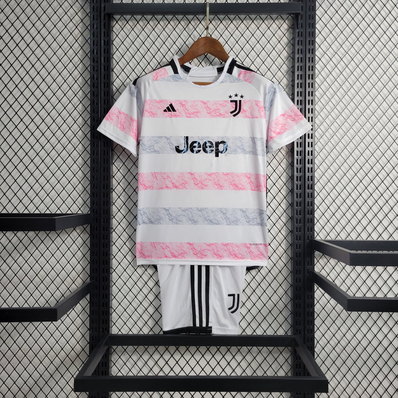 Conjunto 2 Infantil Oficial da Juventus 23/24 - Kids