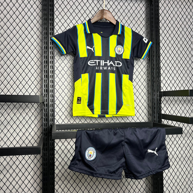 Conjunto Infantil Oficial do Manchester City 24/25 - Kids