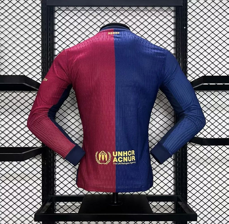 Camisa Oficial do Barcelona 24/25 - Manga Longa