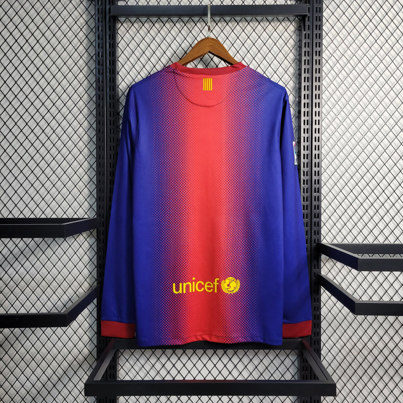 Camisa Retrô do Barcelona 2010/2011 - Manga Longa