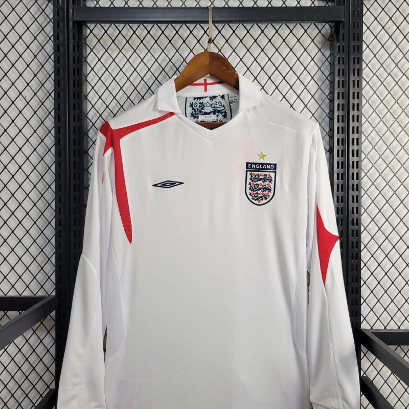 Camisa Retrô da Inglaterra 2005 - Manga Longa