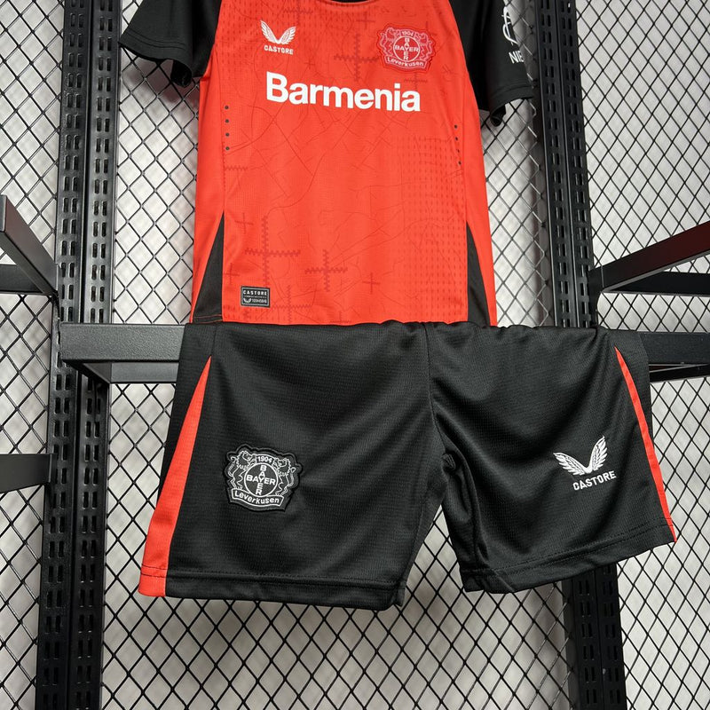 Conjunto Infantil Oficial do Bayer Leverkusen 24/25 - Kids