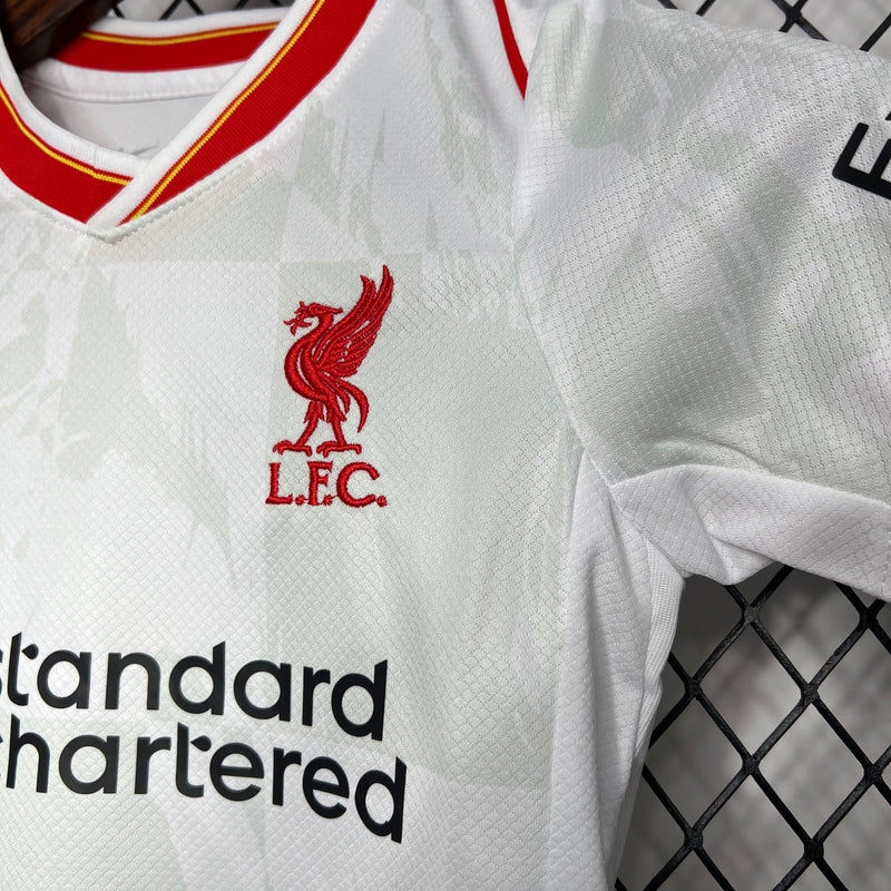 Conjunto Infantil Oficial do Liverpool 24/25 - Kids