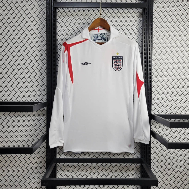 Camisa Retrô da Inglaterra 2005 - Manga Longa