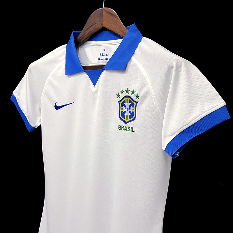 Camisa Retrô Feminina do Brasil 2019 - Baby Look