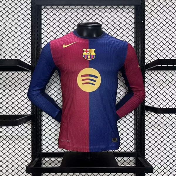 Camisa Oficial do Barcelona 24/25 - Manga Longa