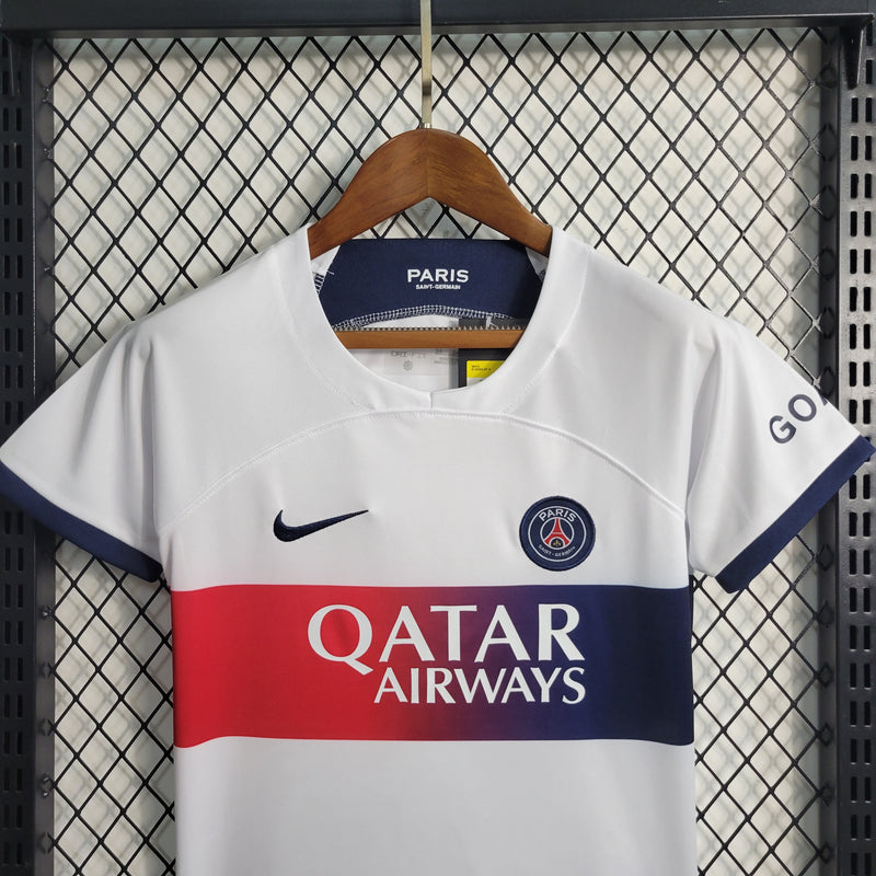 Conjunto 2 Infantil Oficial do PSG 23/24 - Kids