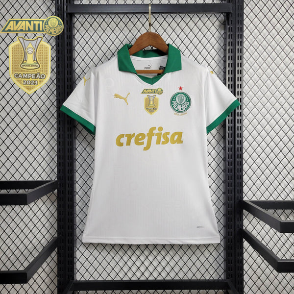 Camisa 2 Feminina Oficial do Palmeiras 24/25 Baby Look - Completa com Pacth