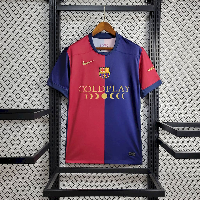 Camisa Oficial do Barcelona 24/25 Versão Torcedor - Especial ColdPlay