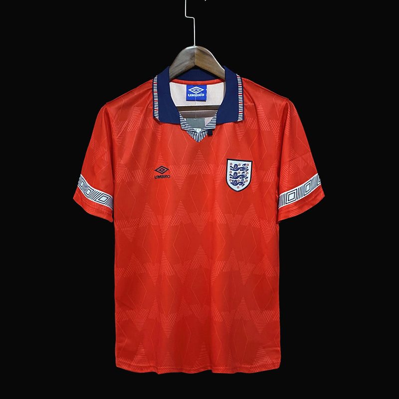 Camisa Retrô da Inglaterra 1990