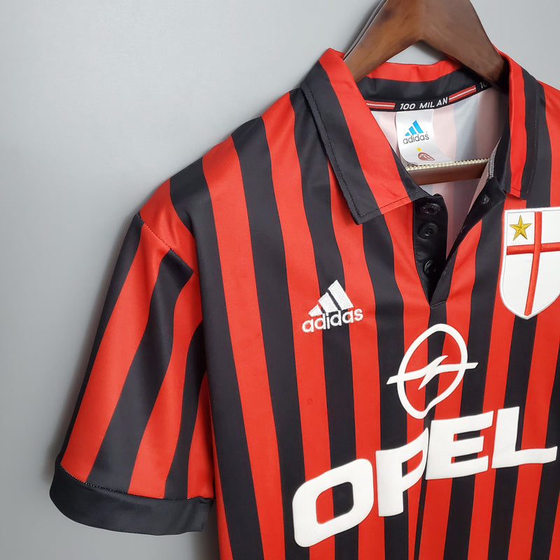 Camisa Retrô do Milan 1999/2000