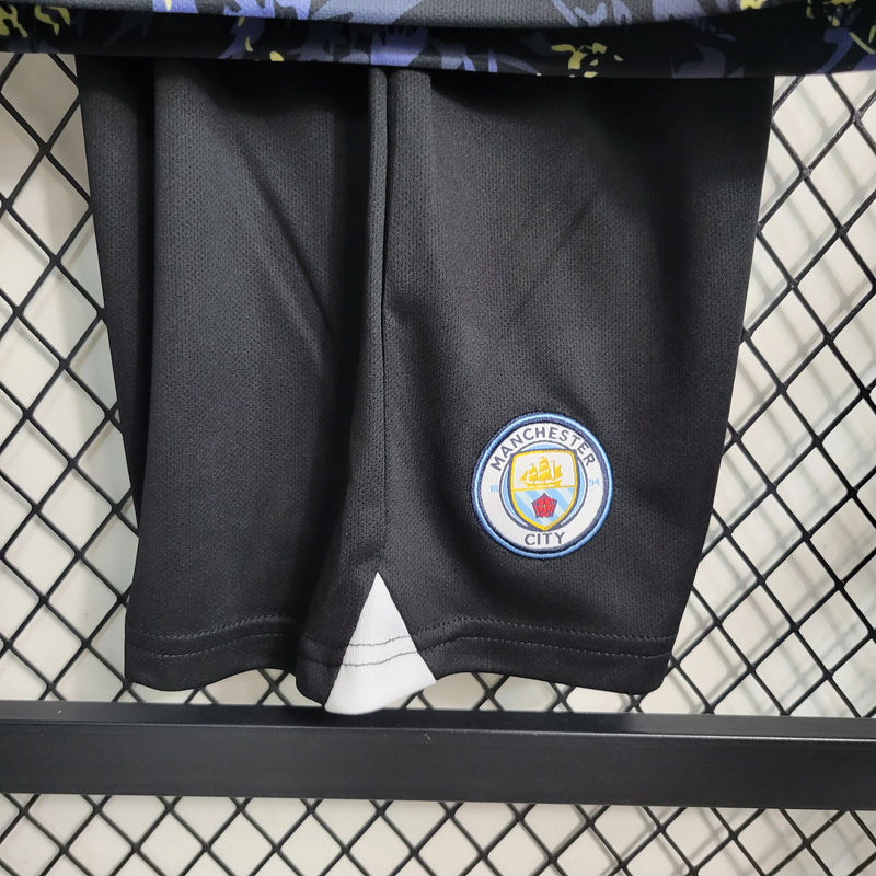 Conjunto Infantil Oficial do Manchester City 23/24 - Kids