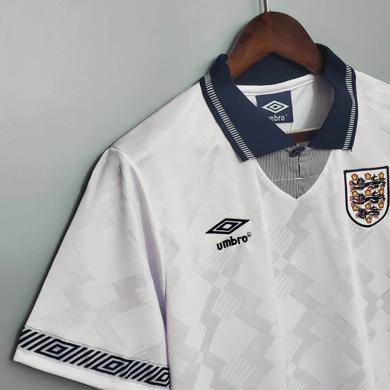 Camisa Retrô da Inglaterra 1990