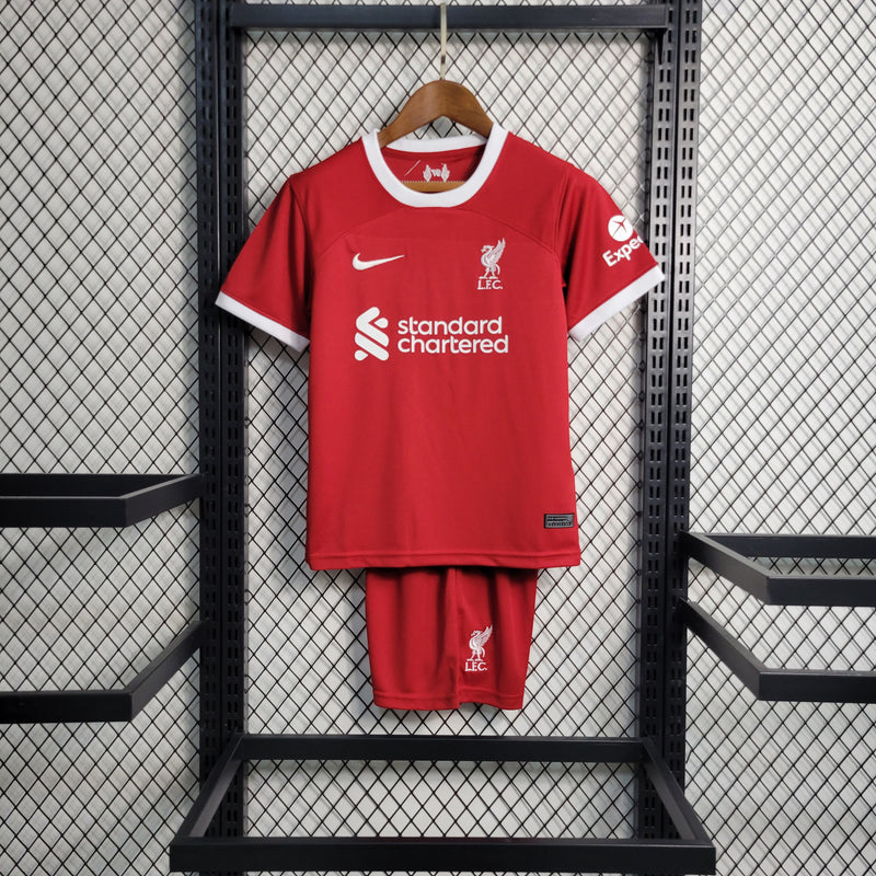 Conjunto Infantil Oficial do Liverpool 23/24 - Kids