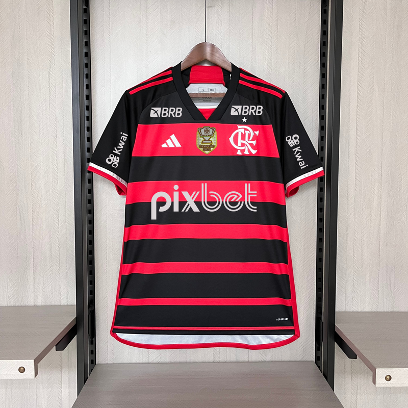 Camisa Oficial do CR Flamengo 24/25 Versão Torcedor - Campeão da Copa do Brasil