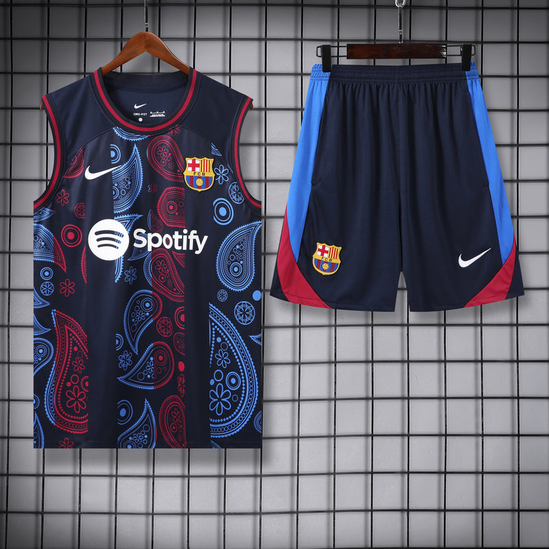 Kit Oficial do Barcelona 24/25 - Treino