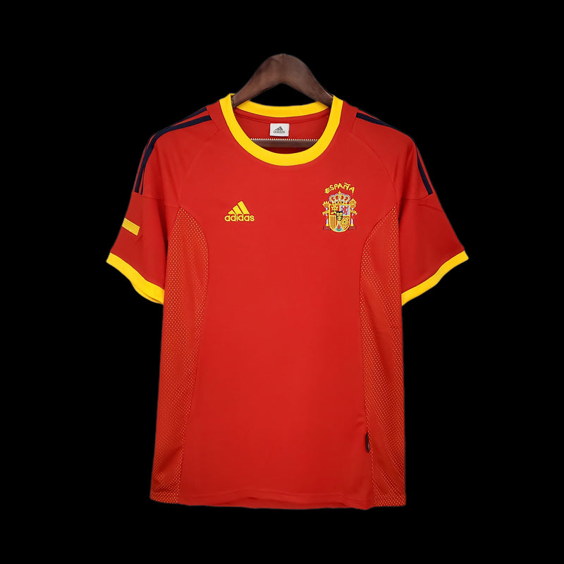 Camisa Retrô da Espanha 2002