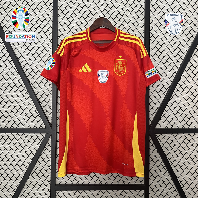 Camisa Oficial da Espanha 24/25 Versão Torcedor - Campeã da Eurocopa