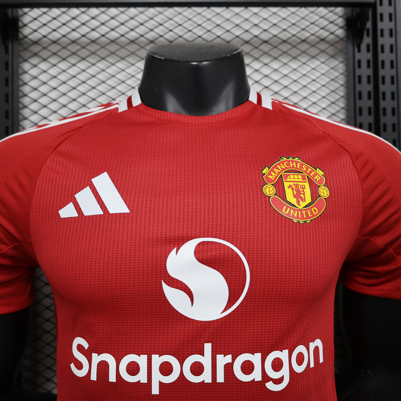 Camisa Oficial do Manchester United 24/25 - Versão Jogador