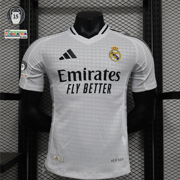 Camisa Oficial do Real Madrid 24/25 Versão Jogador - Champions League