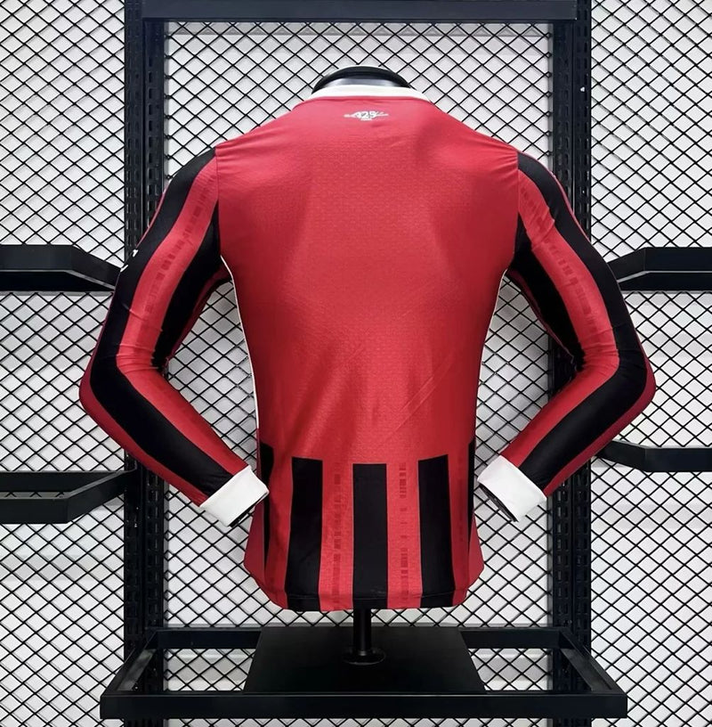 Camisa Oficial do Milan 24/25 - Manga Longa