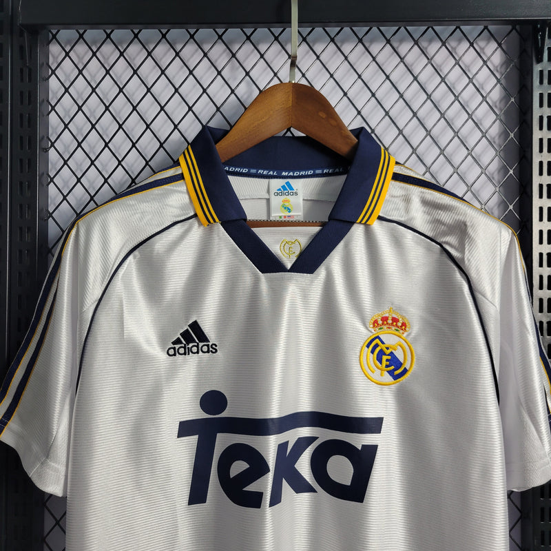 Camisa Retrô do Real Madrid 1998/2000 - Versão Retrô