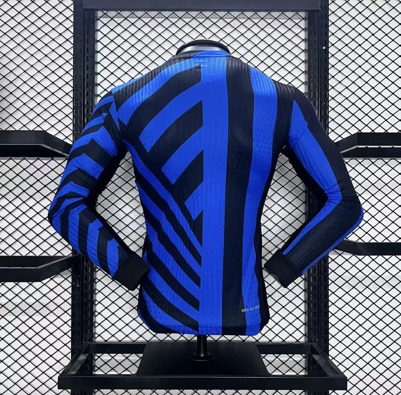 Camisa Oficial da Inter de Milão 24/25 - Manga Longa