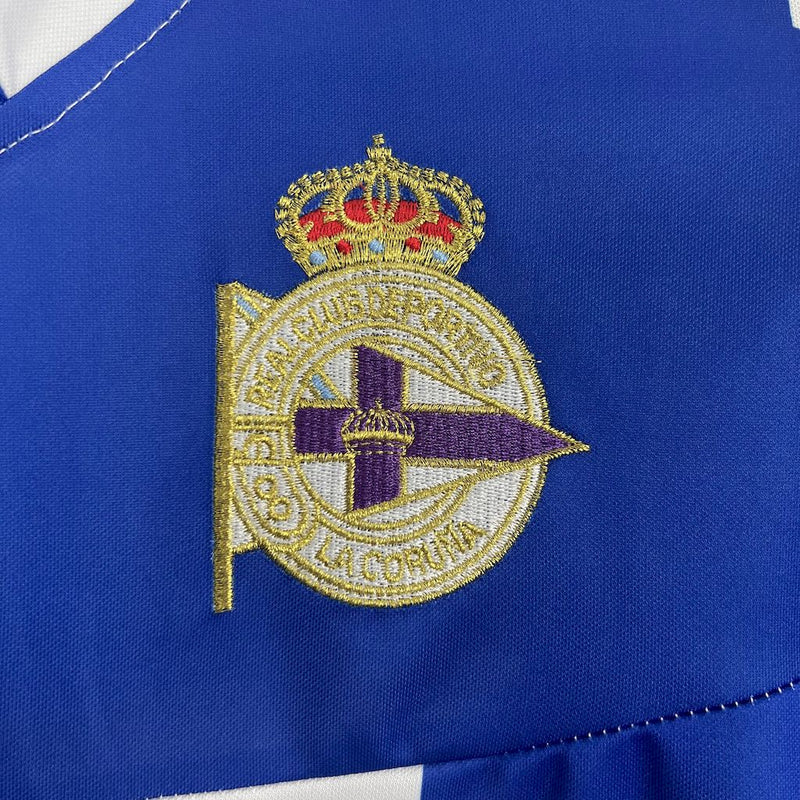 Camisa Retrô do Deportivo la Coruña 2003/2004 - Versão Retrô