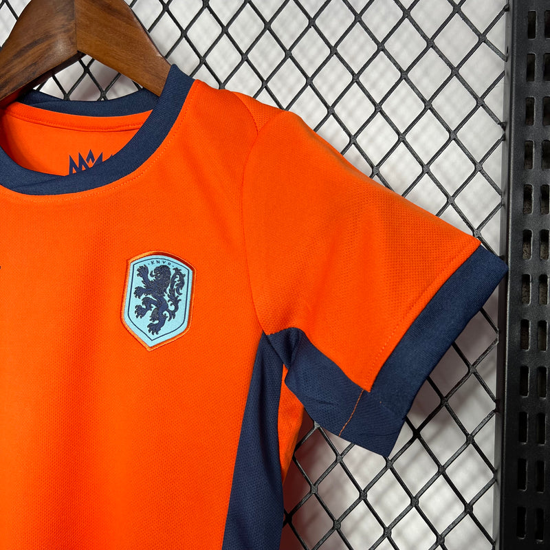 Conjunto Infantil Oficial da Holanda 24/25 - Kids