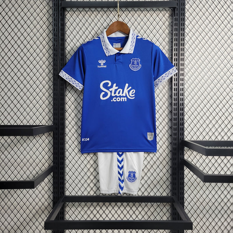 Conjunto Infantil Oficial do Everton 23/24 - Kids