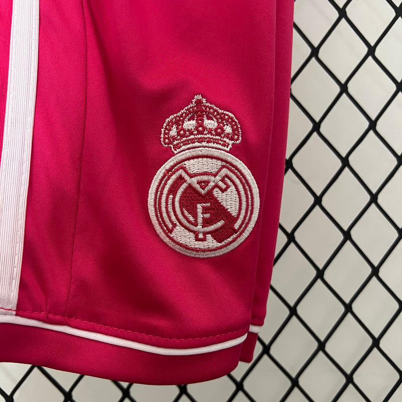 Conjunto Retrô Infantil Oficial do Real Madrid 2014/2015 - Kids