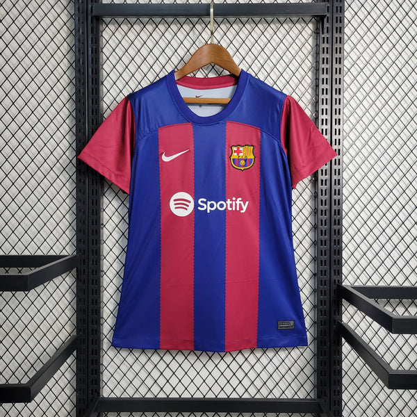 Camisa Feminina Oficial do Barcelona 23/24 - Baby Look