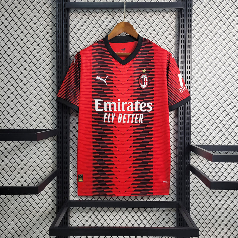 Camisa Oficial do Milan 23/24 - Versão Torcedor